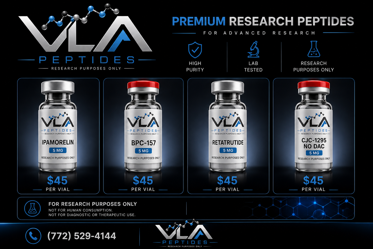 VLA Peptides catalog